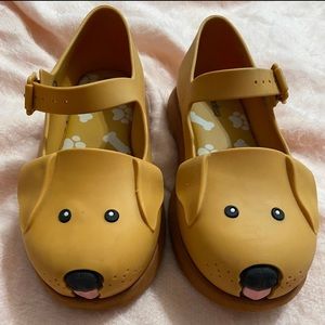Cutest shoes EVER! ADORABLE Mini Melissa puppy shoes